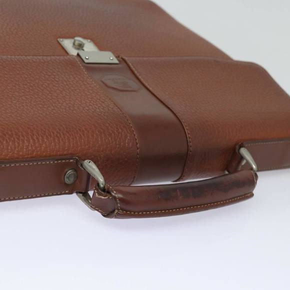 BURBERRY Hand Bag Leather Brown Auth ti1869 - Picture 6 of 16